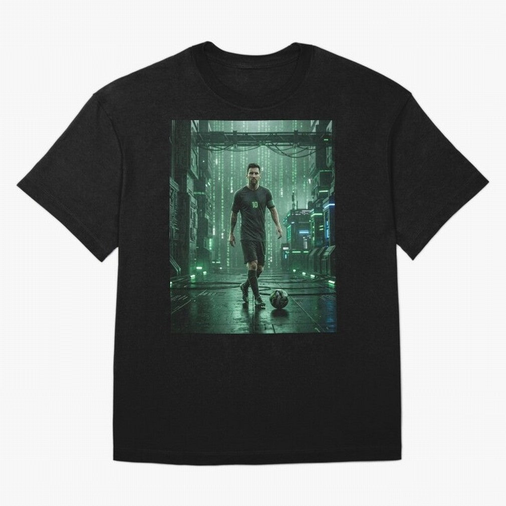 The Legend Lionel Messi Inside The Matrix Realm Classic T-Shirt Carry National Pride through FIFA World Cup 2026 Highlighting Neymar, Haaland and Cristiano Ronaldo, Portugal, Spain and Germany Energy, Classic Soccer Heritage, Championship Pressure,