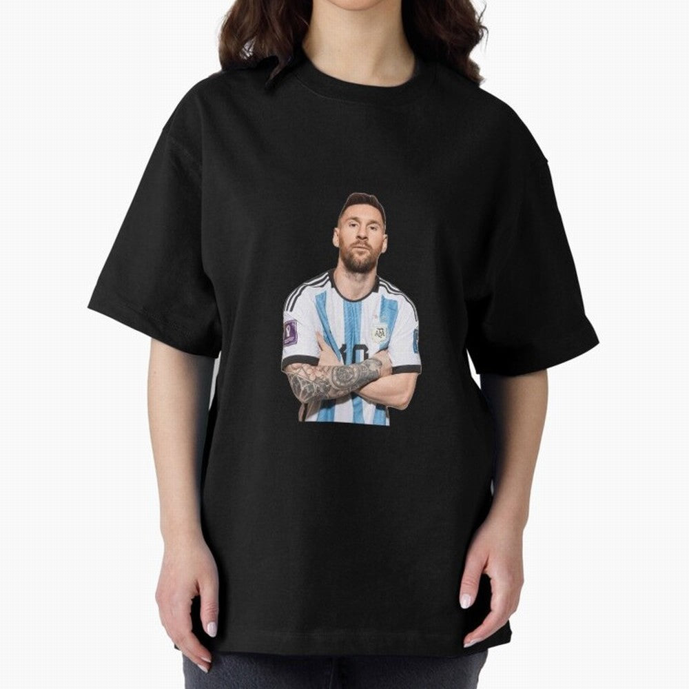 Lionel Messi 10 goat Classic T-Shirt Feel FIFA World Cup 2026 Spirit, Featuring England and Germany, Haaland, Championship Spirit, Famous Goals, Roaring Crowds and International Football Unity; Great for Supporters Who Love Legendary Players,