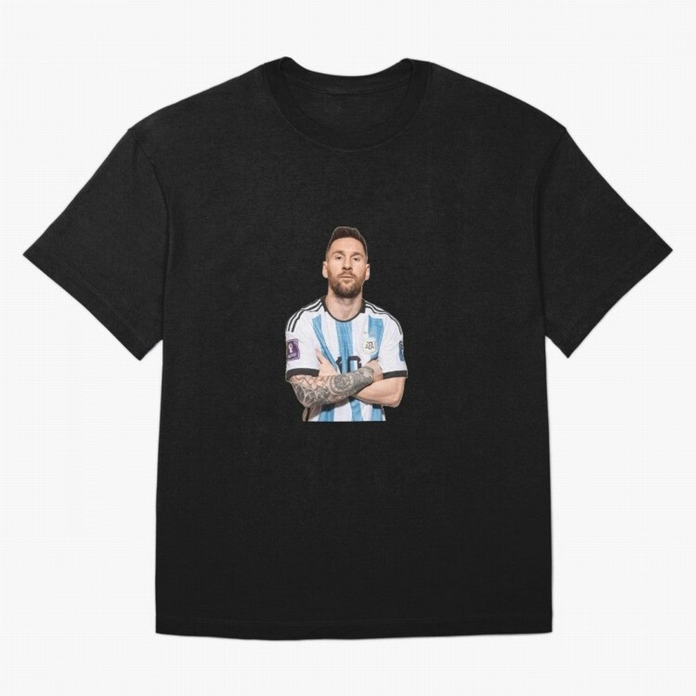 Lionel Messi 10 goat Classic T-Shirt Feel FIFA World Cup 2026 Spirit, Featuring England and Germany, Haaland, Championship Spirit, Famous Goals, Roaring Crowds and International Football Unity; Great for Supporters Who Love Legendary Players,