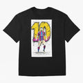 Lionel Messi Barcelona 10 Fan Art Oversized T-Shirt Feel International Energy from Global Football Passion for FIFA World Cup 2026, Highlighting Messi, Neymar and Mbappe, Brazil, Portugal and Argentina, Football Festival Excitement, Trophy