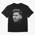 Lionel Messi Signed Boxy T-Shirt Follow Every Goal of FIFA World Cup 2026 USA Canada Mexico for Fans of Mbappe and Neymar and France and Portugal, Bringing Football Passion, Legendary Performances, Festival Vibes and Supporter Community; Made for