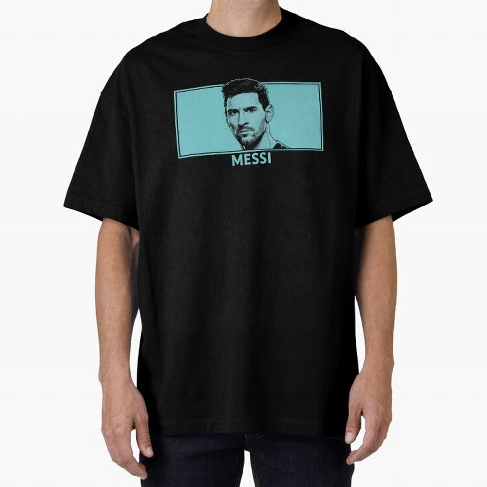 Messi Portrait - The Legend of Football Classic T-Shirt Showcase the FIFA World Cup 2026 Group Stage Journey through Neymar, Haaland and Cristiano Ronaldo Highlights, Brazil Pride, Champion Mindset, Group Stage Buzz, Knockout Tension and Passionate