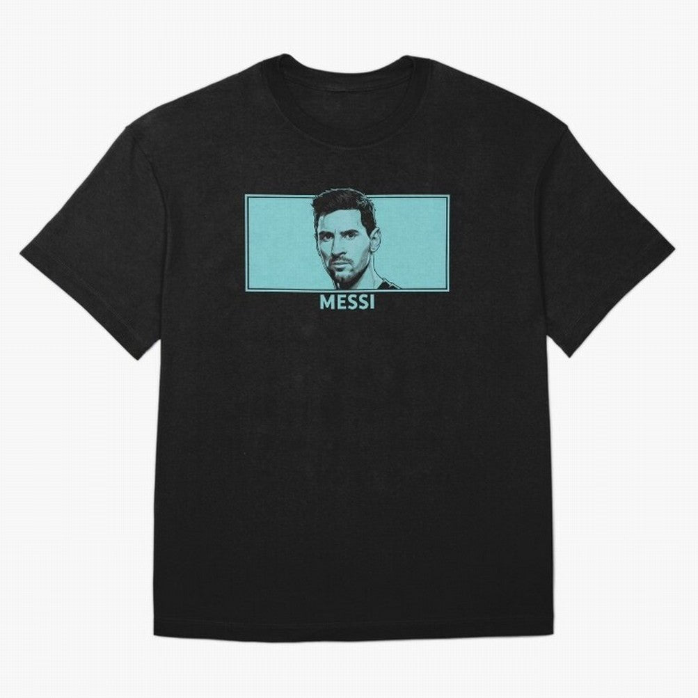 Messi Portrait - The Legend of Football Classic T-Shirt Showcase the FIFA World Cup 2026 Group Stage Journey through Neymar, Haaland and Cristiano Ronaldo Highlights, Brazil Pride, Champion Mindset, Group Stage Buzz, Knockout Tension and Passionate