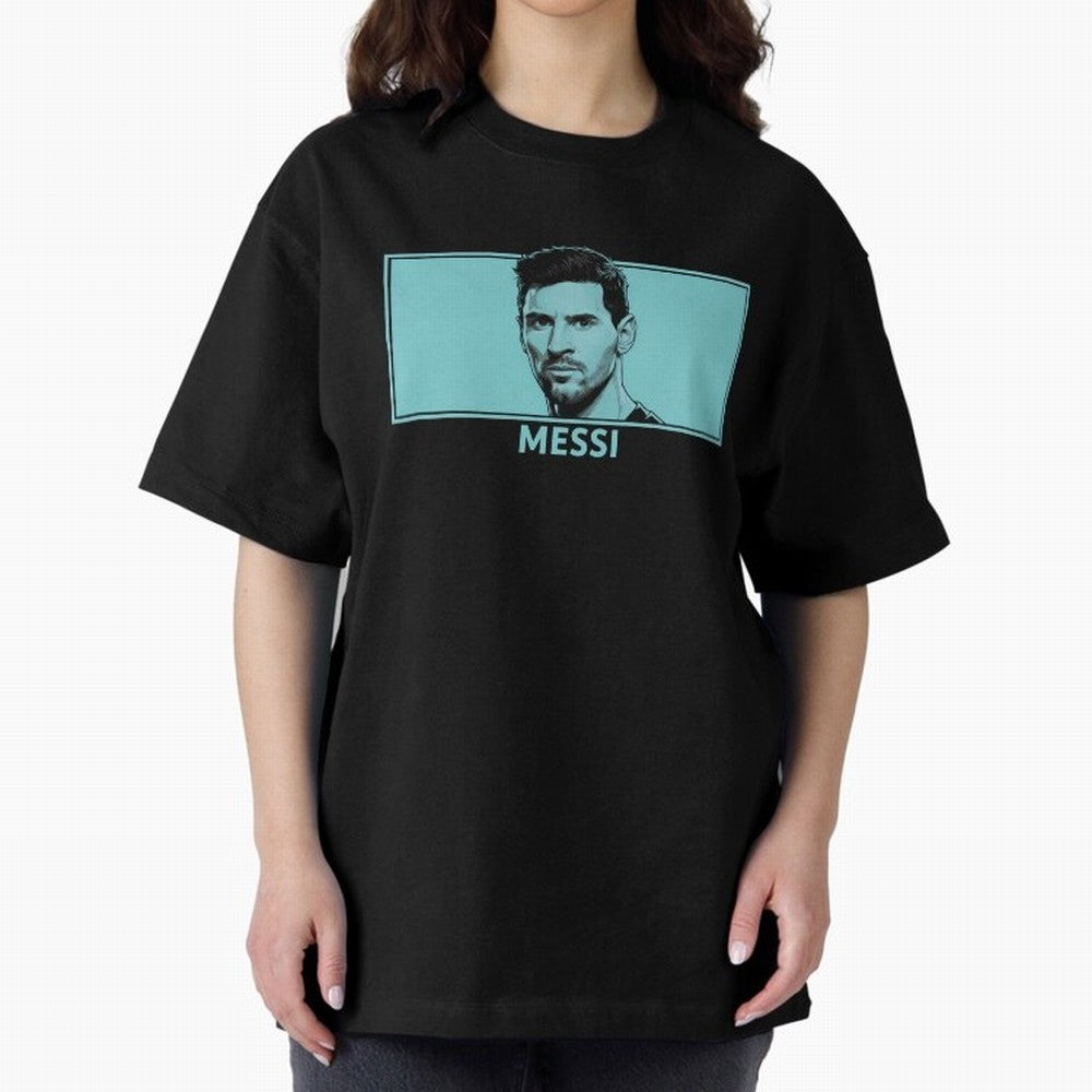 Messi Portrait - The Legend of Football Classic T-Shirt Showcase the FIFA World Cup 2026 Group Stage Journey through Neymar, Haaland and Cristiano Ronaldo Highlights, Brazil Pride, Champion Mindset, Group Stage Buzz, Knockout Tension and Passionate