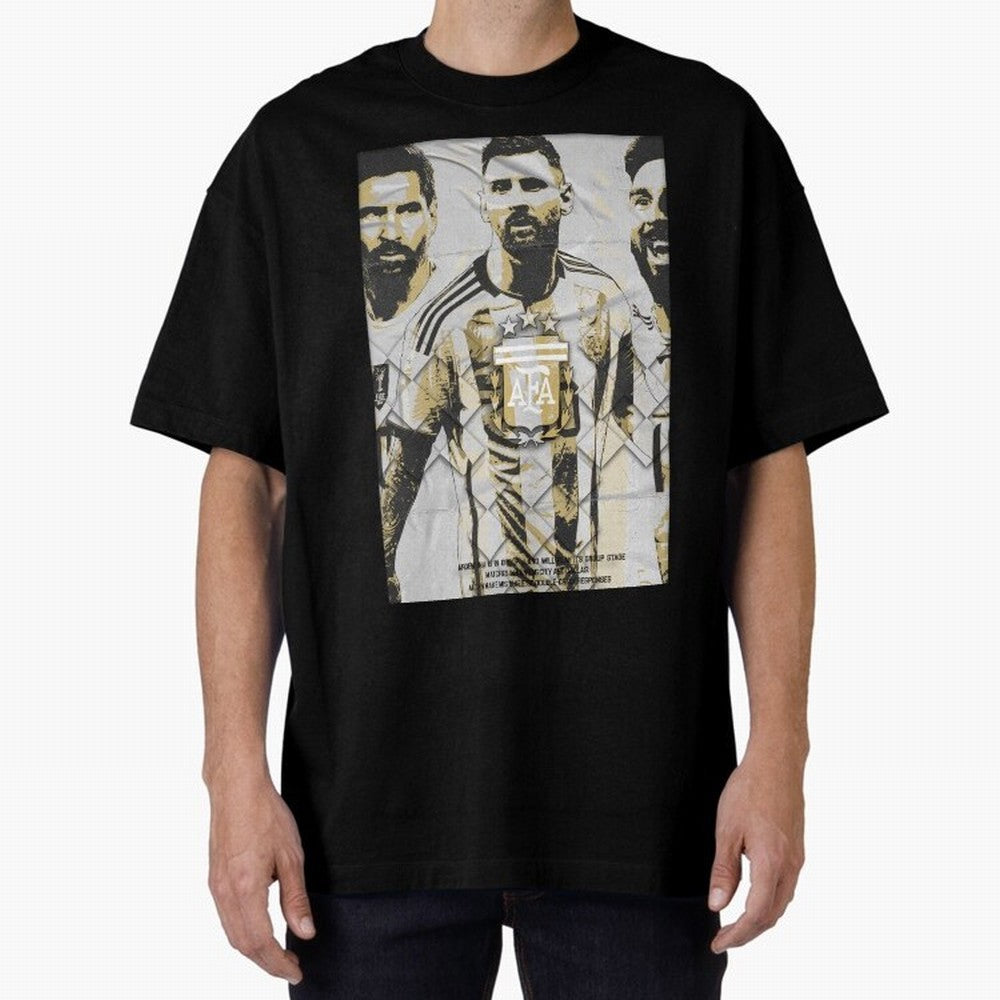 Messi AFA World Cup Champion Art Classic T-Shirt Back Your Heroes with the FIFA World Cup 2026 USA Canada Mexico Journey through Cristiano Ronaldo Highlights, England, France and Netherlands Pride, Sports Nostalgia, International Competition,