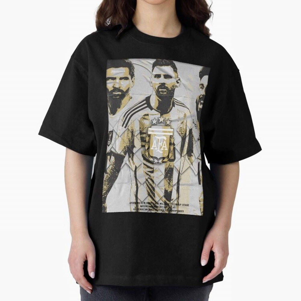 Messi AFA World Cup Champion Art Classic T-Shirt Back Your Heroes with the FIFA World Cup 2026 USA Canada Mexico Journey through Cristiano Ronaldo Highlights, England, France and Netherlands Pride, Sports Nostalgia, International Competition,