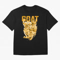 GOLD GOAT Lionel Messi watercolor illustration Oversized T-Shirt Celebrate the Next Chapter of FIFA World Cup 2026 USA Canada Mexico with Neymar, France and Portugal Energy, Champion Mindset, Group Stage Buzz, Knockout Tension and Passionate Fan