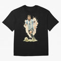 skills Lionel Messi watercolor illustration Classic T-Shirt Step into FIFA World Cup 2026 Group Stage Spirit, Capturing France and Portugal, Mbappe and Neymar, Stadium Chants, National Pride, Trophy Dreams and Unforgettable Football Memories; Great