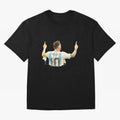 celebration Lionel Messi watercolor illustration Classic T-Shirt Bring International Match Energy to Global Football Passion for FIFA World Cup 2026 Group Stage, Highlighting Haaland, Argentina and Brazil, Match Day Excitement, Supporter Culture,