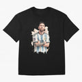 Lionel Messi watercolor illustration Classic T-Shirt Live for the Drama of FIFA World Cup 2026 Filled with Messi, Argentina Energy, Fan Favorite Moments, National Team Passion, Big Match Drama and Soccer History; Perfect for Fans, Collectors,