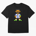 Pixel Pose Messi Oversized T-Shirt Follow the Final Road of the FIFA World Cup 2026 Group Stage Journey through Mbappe and Neymar Highlights, England Pride, Classic Soccer Heritage, Championship Pressure, Fan Loyalty and International Pride; Ideal