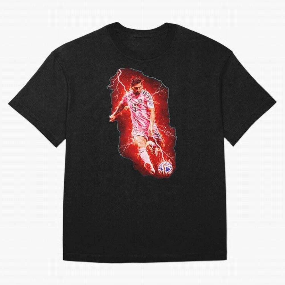 Messi The Goat (HD) High Definition Design | Exclusive Fanart Oversized T-Shirt Bring Stadium Energy to FIFA World Cup 2026 Group Stage Spirit, with England and Germany, Cristiano Ronaldo, Haaland and CR7, Classic Soccer Heritage, Championship