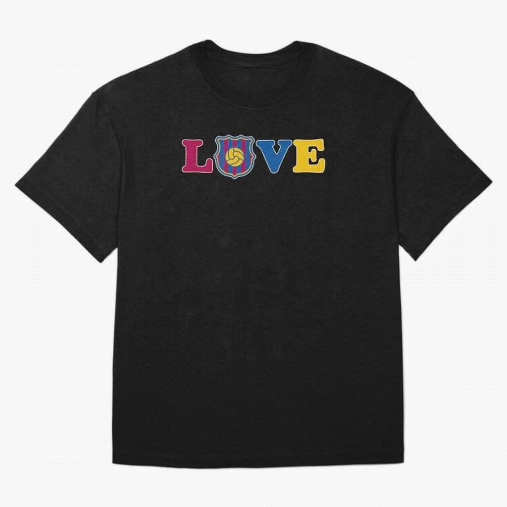 Love Barcelona Oversized T-Shirt Make Memories around FIFA World Cup 2026 Group Stage for Fans of Mbappe and Neymar and Spain, Bringing Football Passion, Legendary Performances, Festival Vibes and Supporter Community; Created for Match Day Parties,