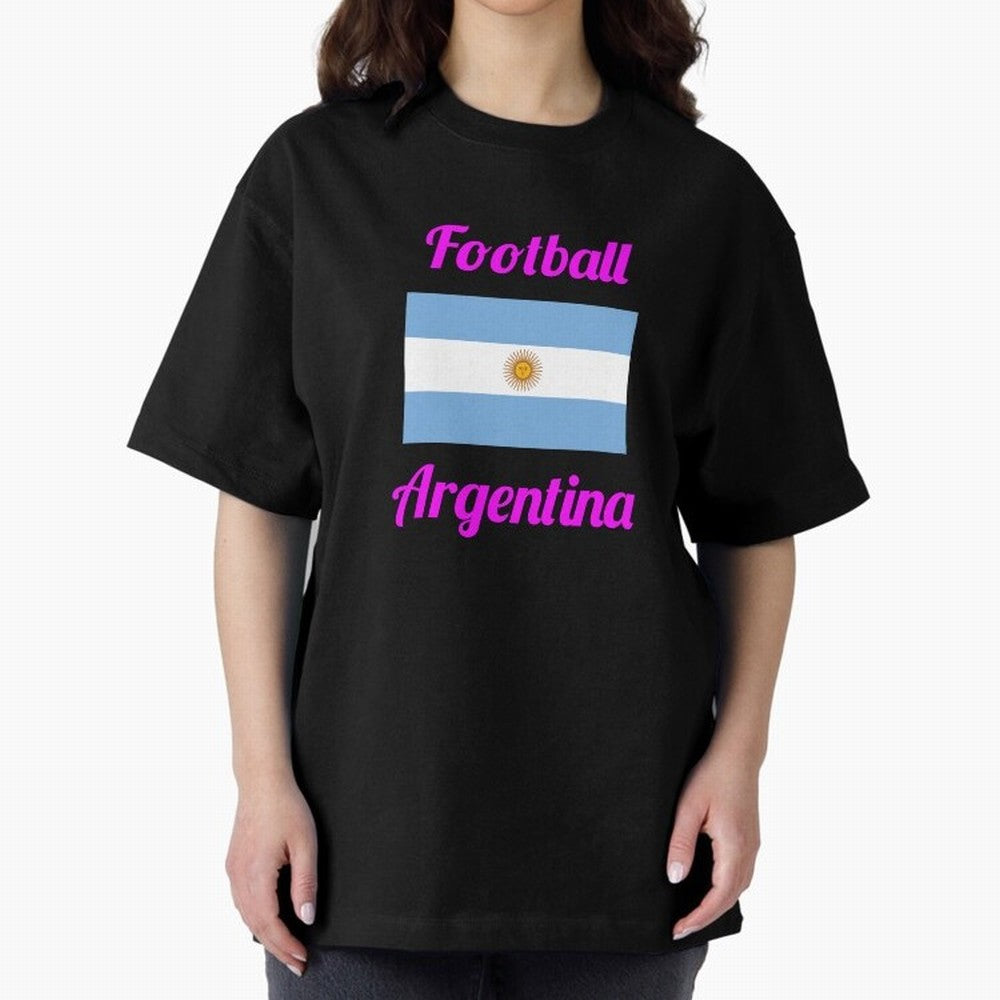 Argentina Football Flag ¨C Albiceleste Soccer Supporter Classic T-Shirt Honor Champions and Dreams in Global Football Passion for FIFA World Cup 2026, Highlighting Messi, CR7 and Mbappe, Argentina, Tournament Hype, Historic Matchups, Family Viewing