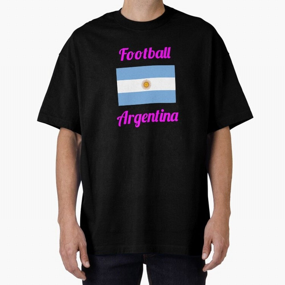 Argentina Football Flag ¨C Albiceleste Soccer Supporter Classic T-Shirt Honor Champions and Dreams in Global Football Passion for FIFA World Cup 2026, Highlighting Messi, CR7 and Mbappe, Argentina, Tournament Hype, Historic Matchups, Family Viewing