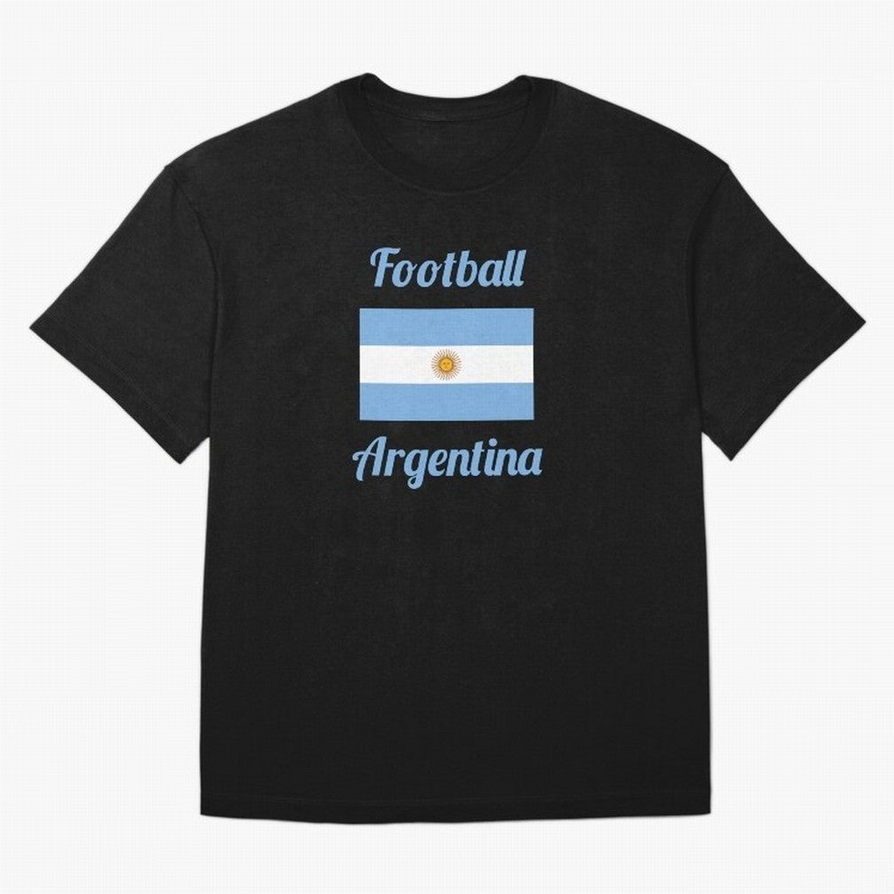 Argentina Football Flag ¨C Albiceleste Soccer Supporter Classic T-Shirt Show Up for the Glory of FIFA World Cup 2026 USA Canada Mexico Spirit, with Brazil, Portugal and Argentina, Haaland and Mbappe, Vintage Soccer Flavor, Modern Football Stars,