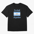 Argentina Football Flag ¨C Albiceleste Soccer Supporter Classic T-Shirt Show Up for the Glory of FIFA World Cup 2026 USA Canada Mexico Spirit, with Brazil, Portugal and Argentina, Haaland and Mbappe, Vintage Soccer Flavor, Modern Football Stars,