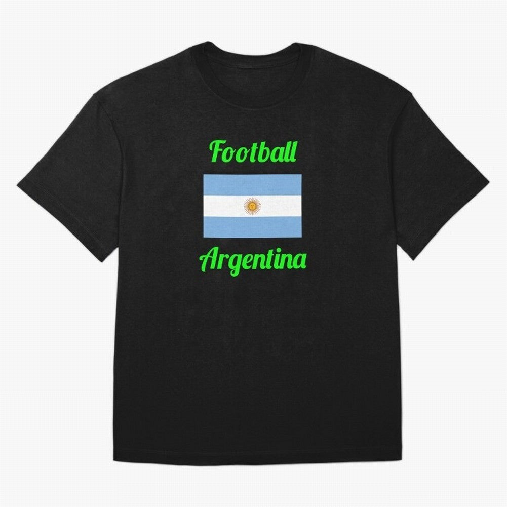 Argentina Football Flag ¨C Albiceleste Soccer Supporter Classic T-Shirt Support Iconic Players in Global Football Passion for FIFA World Cup 2026 Group Stage, Inspired by CR7, Germany, Match Day Excitement, Supporter Culture, Golden Goals and