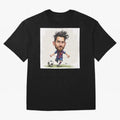 The Little Magician ¨C Caricature of Lionel Messi Oversized T-Shirt Share the Excitement of FIFA World Cup 2026 Group Stage Highlighting Mbappe, Argentina and Brazil Energy, Football History, Final Match Energy, Crowd Noise and Once in a Lifetime