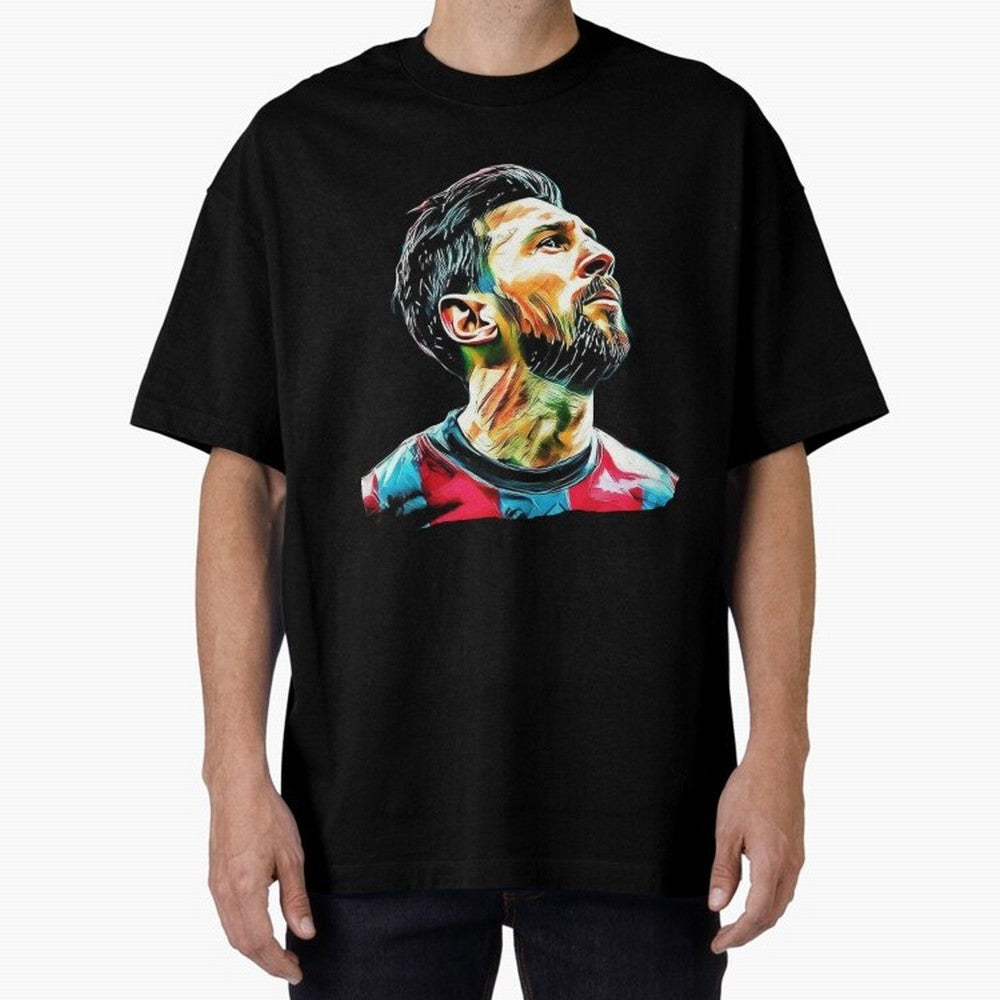 Messi Oversized T-Shirt Wear the Spirit of Global Football Passion for FIFA World Cup 2026, Made for Neymar, Portugal, Worldwide Fan Energy, Dramatic Goals, Stadium Lights and Championship Celebrations; Built for Supporters Chasing Trophy Dreams,