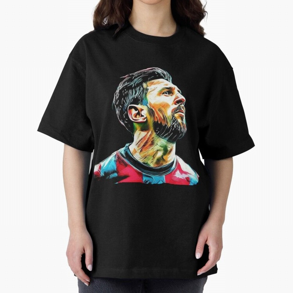Messi Oversized T-Shirt Wear the Spirit of Global Football Passion for FIFA World Cup 2026, Made for Neymar, Portugal, Worldwide Fan Energy, Dramatic Goals, Stadium Lights and Championship Celebrations; Built for Supporters Chasing Trophy Dreams,