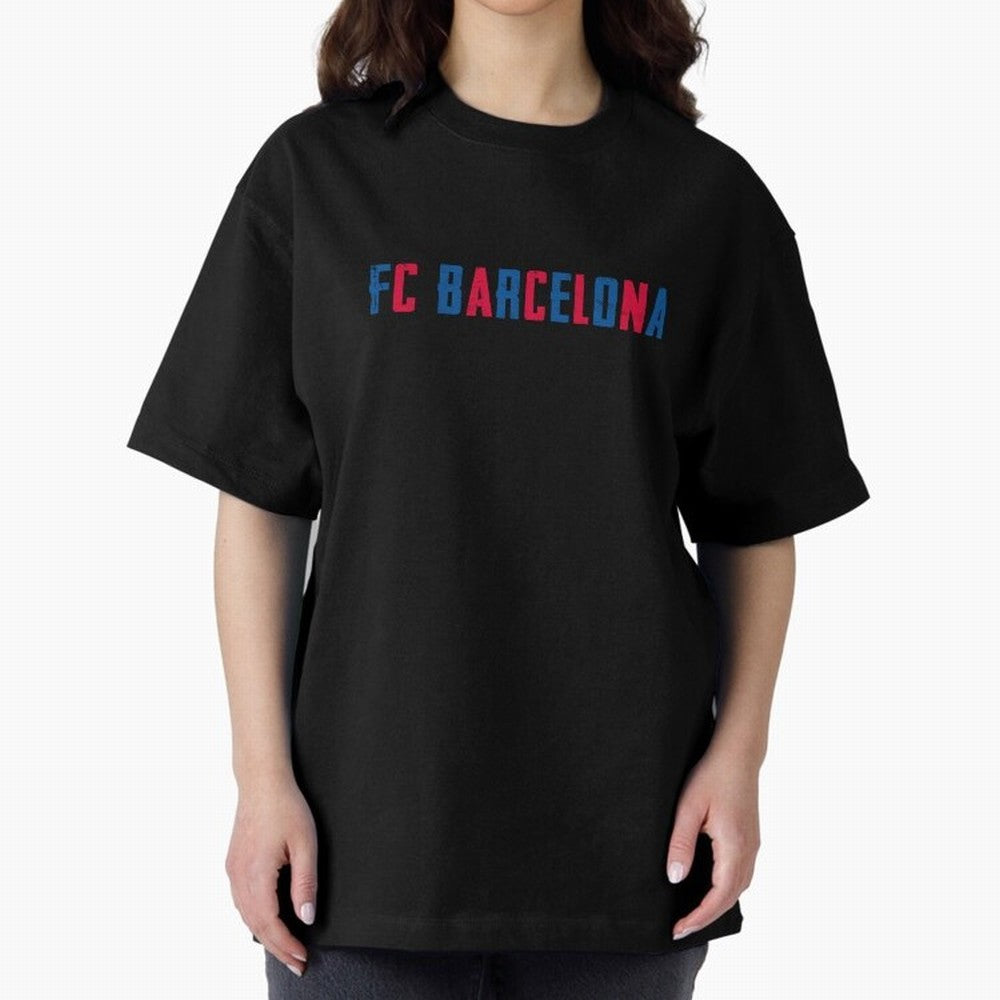 fcb Oversized T-Shirt Show Your Tournament Heart for FIFA World Cup 2026 USA Canada Mexico Spirit, Highlighting Argentina and Brazil, Neymar, Goal Celebration Energy, Supporter Heritage, Football Icons and Worldwide Tournament Joy; Great for Watch