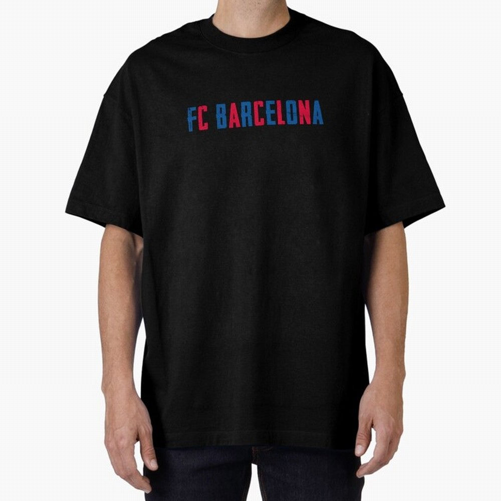 fcb Oversized T-Shirt Show Your Tournament Heart for FIFA World Cup 2026 USA Canada Mexico Spirit, Highlighting Argentina and Brazil, Neymar, Goal Celebration Energy, Supporter Heritage, Football Icons and Worldwide Tournament Joy; Great for Watch