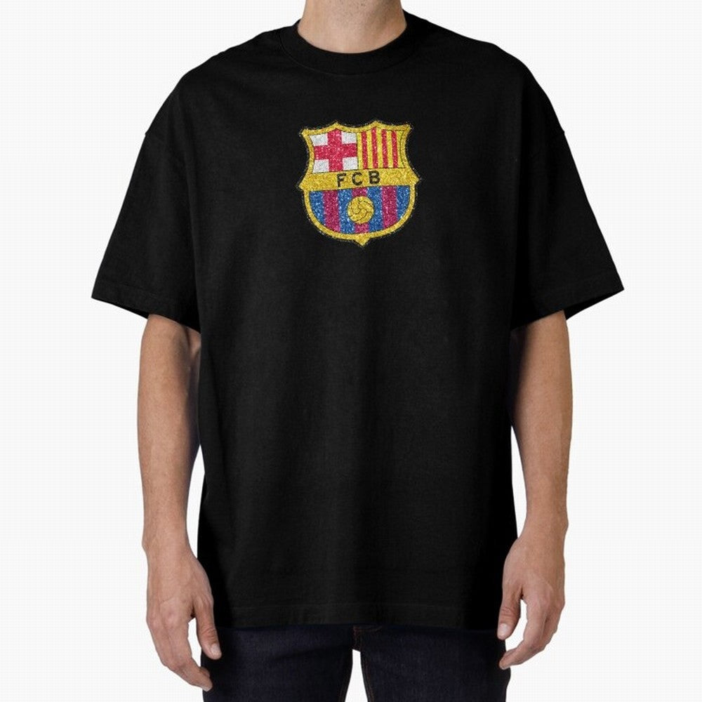 barca glitter logo Oversized T-Shirt Back the Journey through Global Football Passion for FIFA World Cup 2026 Group Stage, Built around Messi, England, France and Netherlands, Global Supporter Spirit, Legendary Goals, National Colors and Tournament