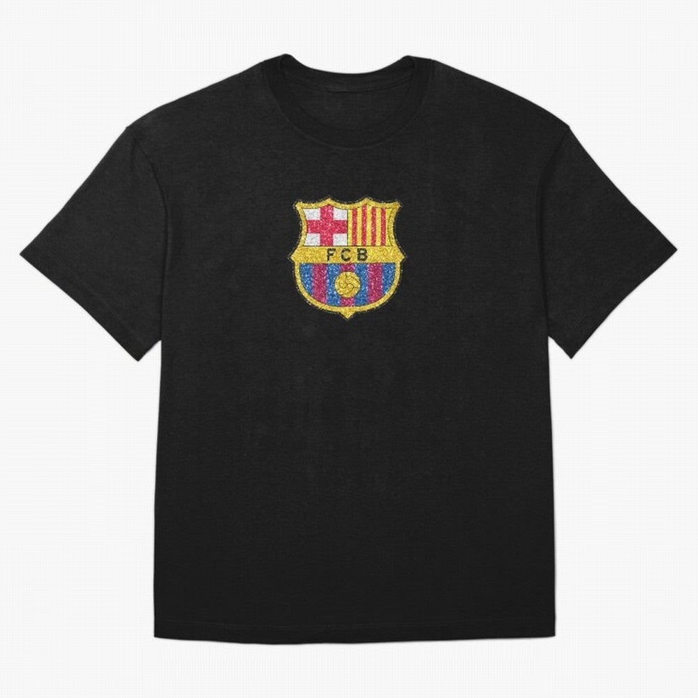 barca glitter logo Oversized T-Shirt Back the Journey through Global Football Passion for FIFA World Cup 2026 Group Stage, Built around Messi, England, France and Netherlands, Global Supporter Spirit, Legendary Goals, National Colors and Tournament