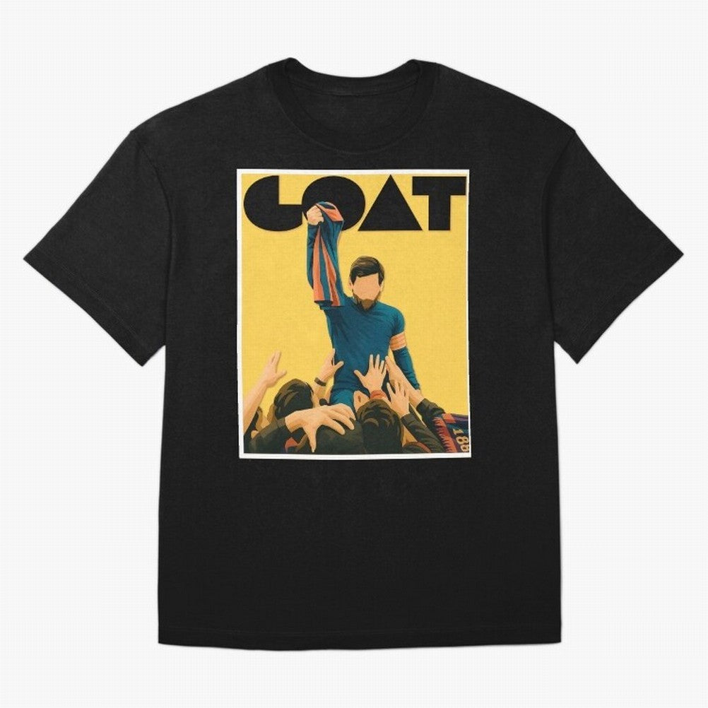 Lionel Messi Men's Football GOAT T-Shirt | Argentina Retro Vintage Messi Shirt Fan Gift Oversized T-Shirt Celebrate the Biggest Stage of Global Football Passion for FIFA World Cup 2026 Group Stage, Featuring Mbappe and Neymar, England, Soccer