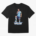 Messi Illustrated Style Drinking Mate ¨C Unique Design by The Goat Classic T-Shirt Stand Out with Spirit from the FIFA World Cup 2026 Journey through Haaland Highlights, France Pride, Champion Mindset, Group Stage Buzz, Knockout Tension and