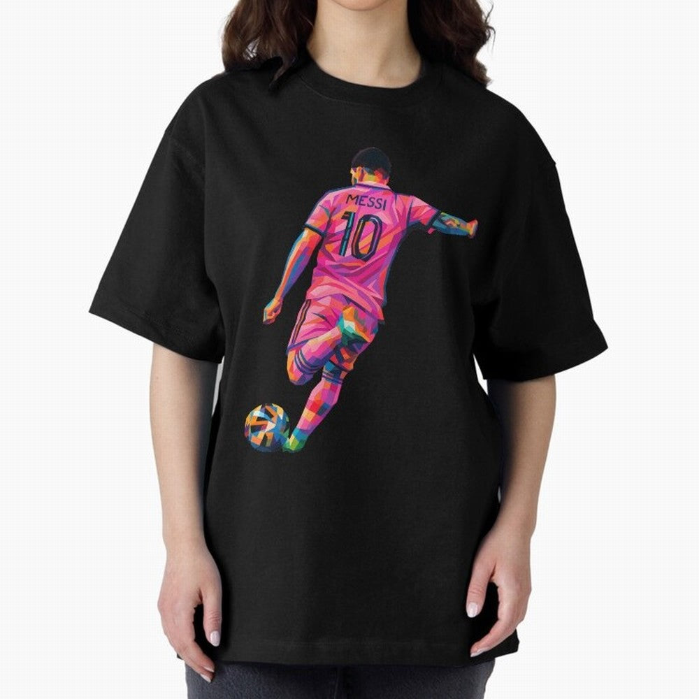 Lionel Messi - Inter Miami Wpap Art Classic T-Shirt Turn Up for Global Football Passion for FIFA World Cup 2026, Built around Messi, CR7 and Mbappe, Portugal, Spain and Germany, Worldwide Fan Energy, Dramatic Goals, Stadium Lights and Championship