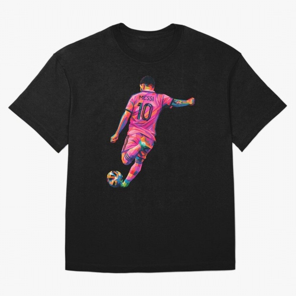 Lionel Messi - Inter Miami Wpap Art Classic T-Shirt Turn Up for Global Football Passion for FIFA World Cup 2026, Built around Messi, CR7 and Mbappe, Portugal, Spain and Germany, Worldwide Fan Energy, Dramatic Goals, Stadium Lights and Championship