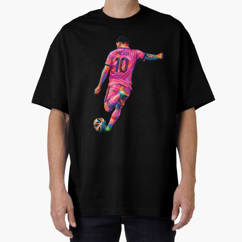 Lionel Messi - Inter Miami Wpap Art Classic T-Shirt Turn Up for Global Football Passion for FIFA World Cup 2026, Built around Messi, CR7 and Mbappe, Portugal, Spain and Germany, Worldwide Fan Energy, Dramatic Goals, Stadium Lights and Championship