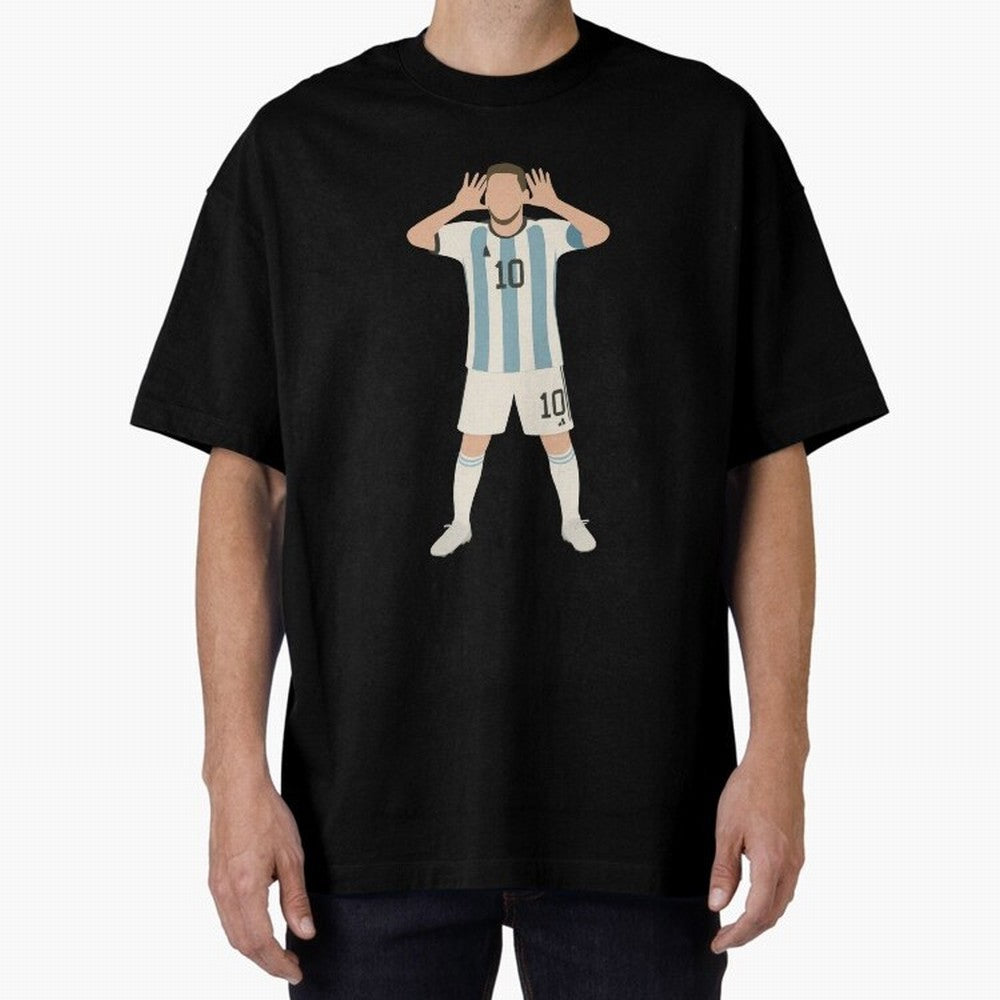 Leo Messi World Cup Celebration Classic T-Shirt Bring a Vintage Feel to Global Football Passion for FIFA World Cup 2026, Highlighting Haaland, Spain, Game Day Rituals, Football Legends, Country Pride and the Road to the Final; Created for Match Day