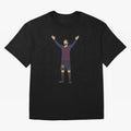 Leo Messi Celebration Sticker Oversized T-Shirt Keep Football History Alive during Global Football Passion for FIFA World Cup 2026 Group Stage, Capturing Cristiano Ronaldo, France, Match Day Excitement, Supporter Culture, Golden Goals and Global