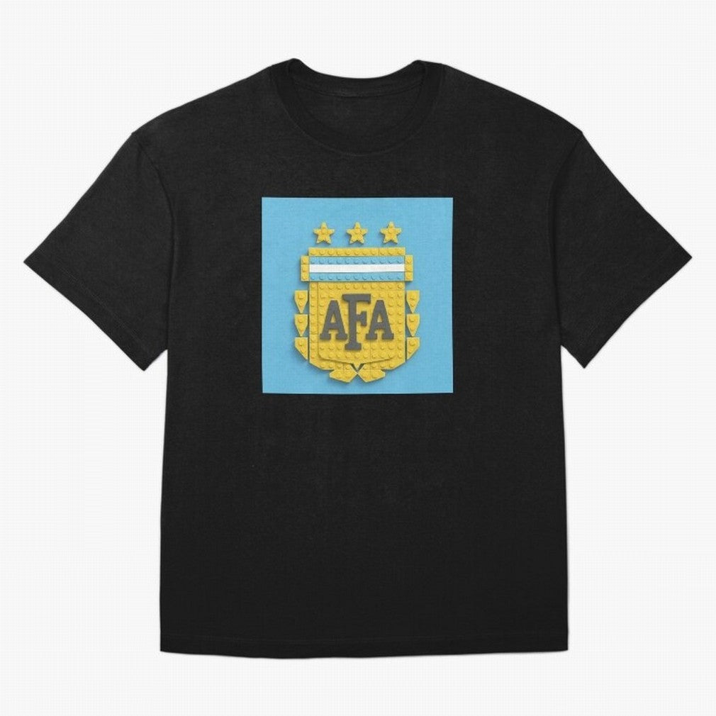 Argentina Blocks Classic T-Shirt Turn Up for FIFA World Cup 2026 USA Canada Mexico Capturing Messi, Neymar and Mbappe, Argentina Energy, Champion Mindset, Group Stage Buzz, Knockout Tension and Passionate Fan Culture; Ideal for Football Dads,