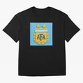 Argentina Blocks Oversized T-Shirt Honor Football Greatness during Global Football Passion for FIFA World Cup 2026 USA Canada Mexico, Inspired by CR7, England, Supporter Pride, Iconic Celebrations, Legendary Names and Global Match Day Energy; Ideal