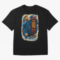 Messi Shirt Celebration Poster ¨C Iconic FC Barcelona Number 10 Artwork Oversized T-Shirt Discover Global Football Passion for FIFA World Cup 2026, Built around Cristiano Ronaldo, Haaland and CR7, Argentina, France and Brazil, Worldwide Fan Energy,
