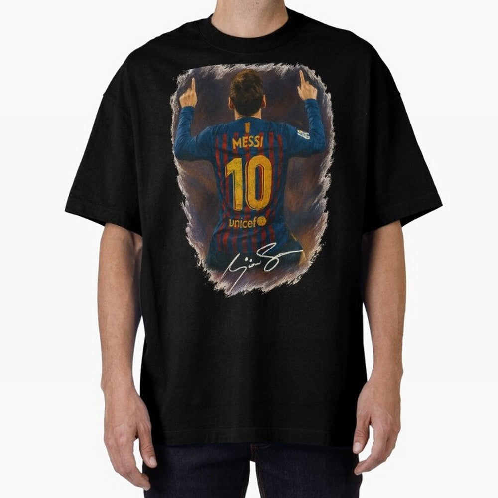 Lionel Messi Barcelona Tribute ¨C Iconic Number 10 Celebration Art Print Classic T-Shirt Embrace FIFA World Cup 2026 Highlighting CR7, Brazil, Portugal and Argentina Energy, Worldwide Fan Energy, Dramatic Goals, Stadium Lights and Championship