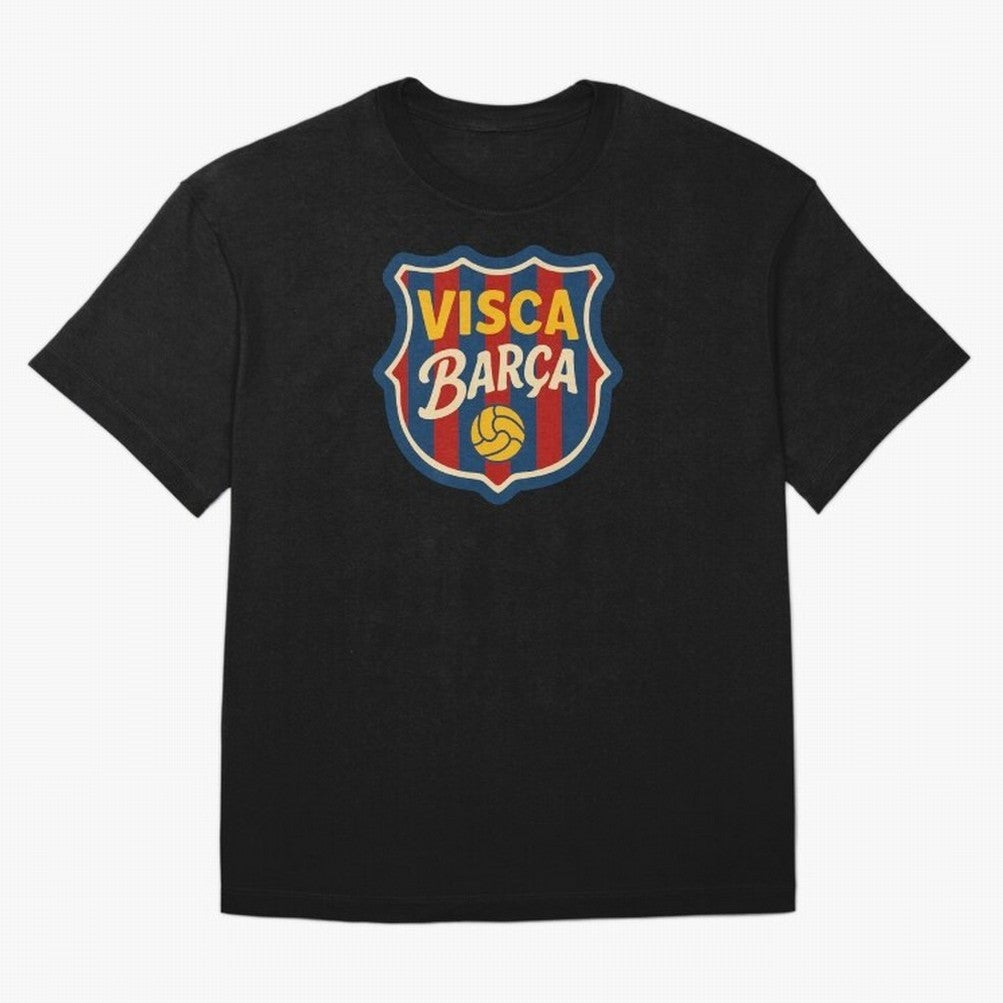 FC Barcelona Visca Barca Badge Classic T-Shirt Celebrate Football Heritage in the FIFA World Cup 2026 Journey through Messi, CR7 and Mbappe Highlights, Portugal, Spain and Germany Pride, Global Supporter Spirit, Legendary Goals, National Colors and