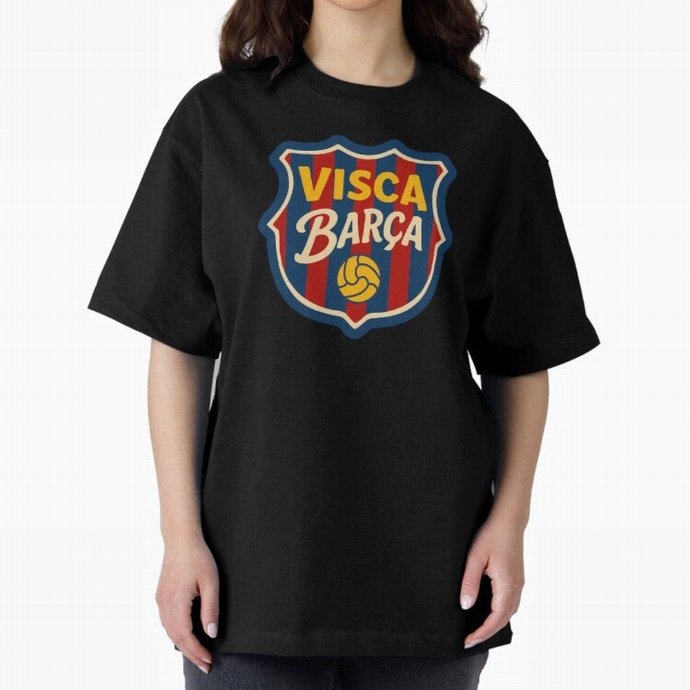 FC Barcelona Visca Barca Badge Classic T-Shirt Celebrate Football Heritage in the FIFA World Cup 2026 Journey through Messi, CR7 and Mbappe Highlights, Portugal, Spain and Germany Pride, Global Supporter Spirit, Legendary Goals, National Colors and