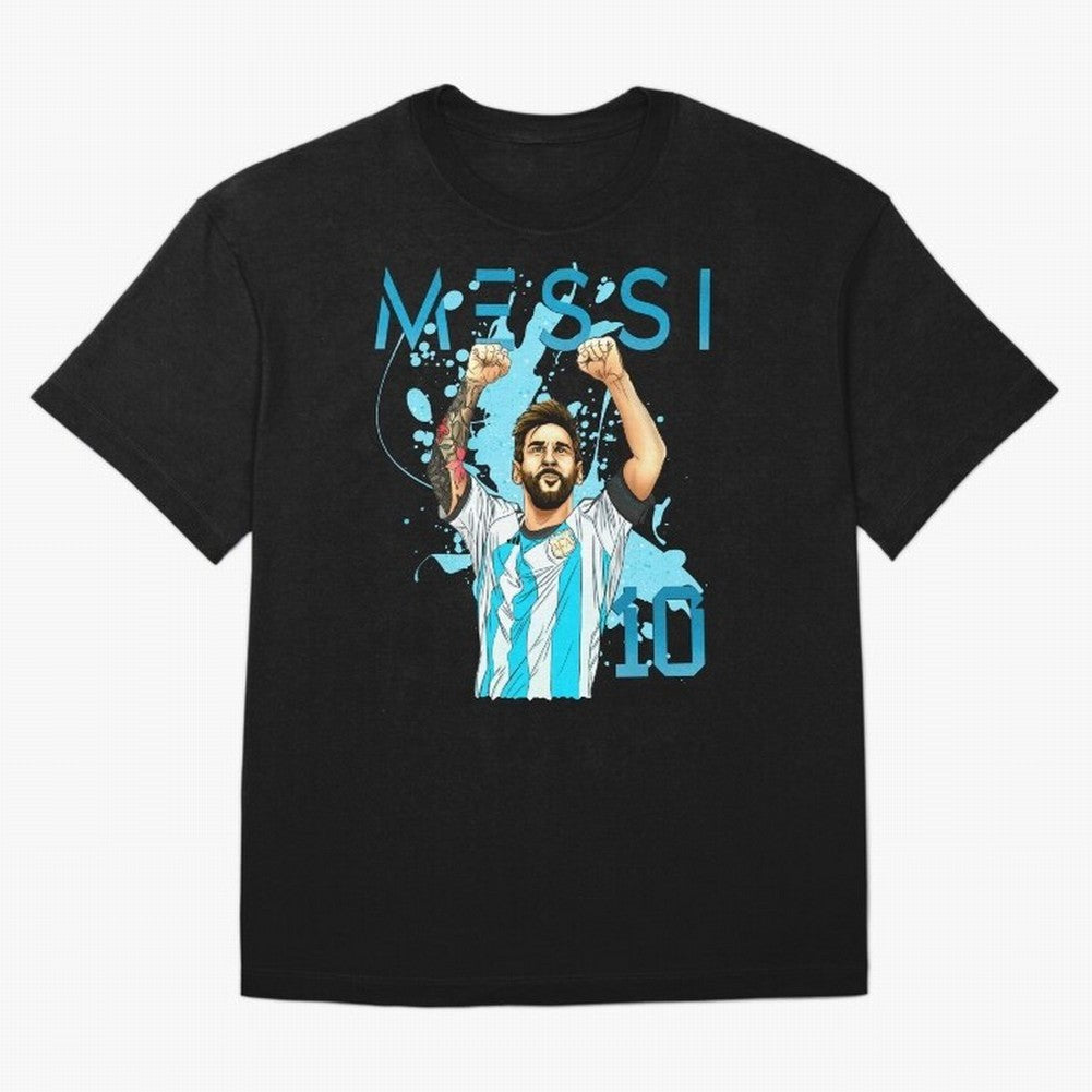 Lionel Messi GOAT Argentina Classic T-Shirt Remember Iconic Moments from Match Day Hype around FIFA World Cup 2026 USA Canada Mexico, Messi, CR7 and Mbappe, Spain, Championship Spirit, Famous Goals, Roaring Crowds and International Football Unity;