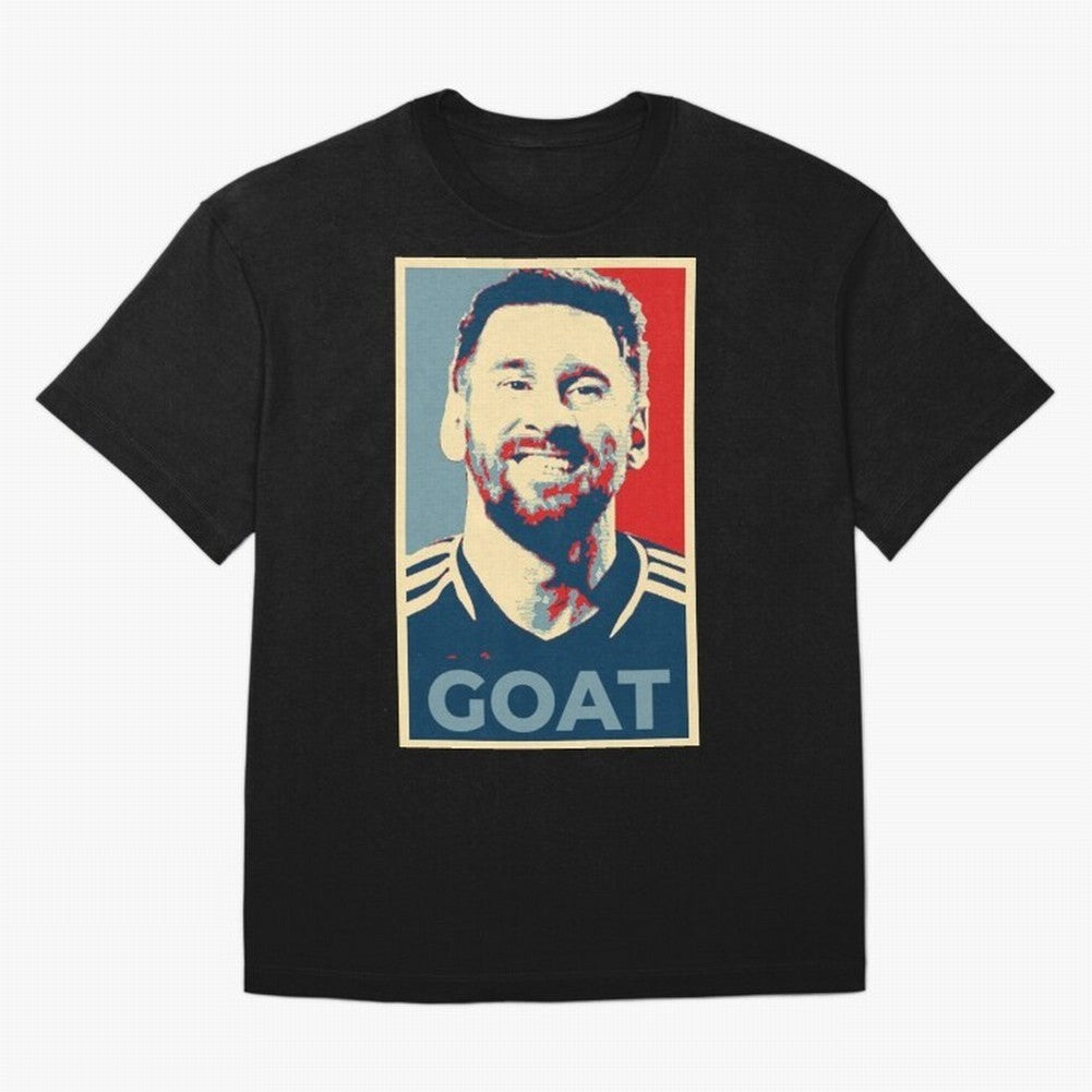 Messi - Hope Oversized T-Shirt Bring Home FIFA World Cup 2026 USA Canada Mexico Driven by Messi, CR7 and Mbappe, England and Germany Energy, Retro Football Energy, Iconic Rivalries, Trophy Chase Drama and Stadium Atmosphere; Built for Supporters