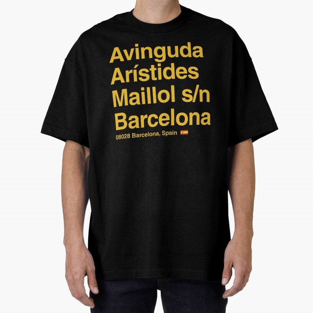 FC Barcelona Futbol Soccer Stadium Street Address Classic T-Shirt Celebrate Global Passion for FIFA World Cup 2026 Spirit, with Netherlands, Haaland and Mbappe, Goal Celebration Energy, Supporter Heritage, Football Icons and Worldwide Tournament