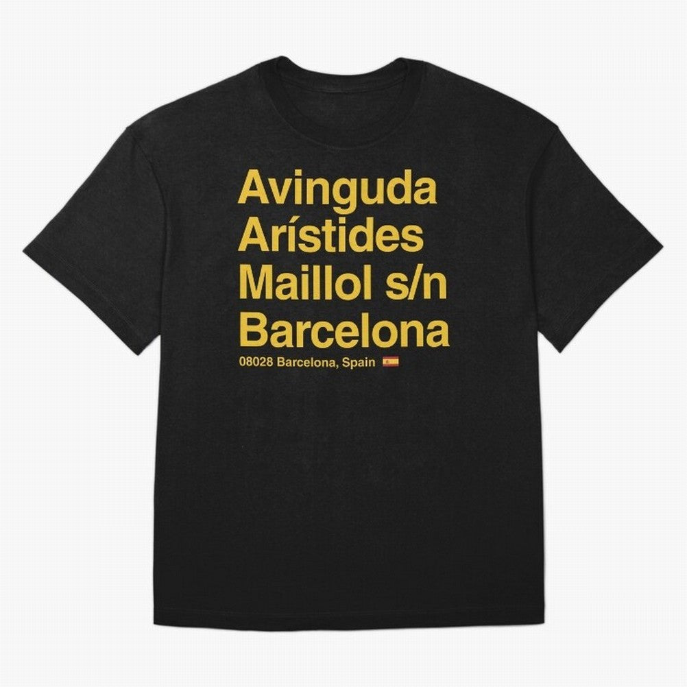FC Barcelona Futbol Soccer Stadium Street Address Classic T-Shirt Celebrate Global Passion for FIFA World Cup 2026 Spirit, with Netherlands, Haaland and Mbappe, Goal Celebration Energy, Supporter Heritage, Football Icons and Worldwide Tournament