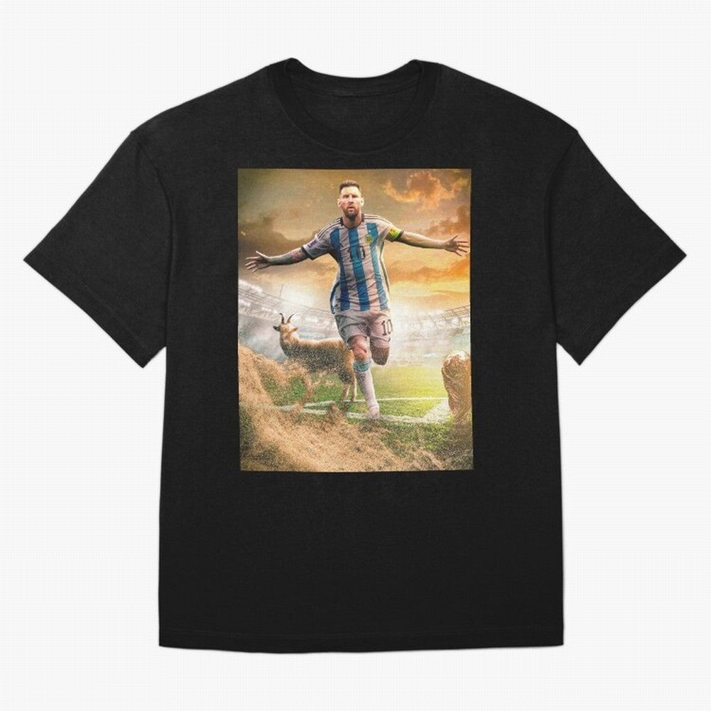 Messi: The Undisputed GOAT Classic T-Shirt Build the FIFA World Cup 2026 Group Stage Journey through Haaland and Mbappe Highlights, England and Germany Pride, Football Passion, Legendary Performances, Festival Vibes and Supporter Community; Built