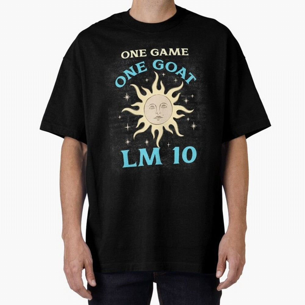 LM 10 The Goat T-Shirt Classic T-Shirt Bring Retro Soccer Energy to FIFA World Cup 2026 Group Stage Spirit, Capturing England, Neymar, Classic Soccer Heritage, Championship Pressure, Fan Loyalty and International Pride; Great for Watch Parties,