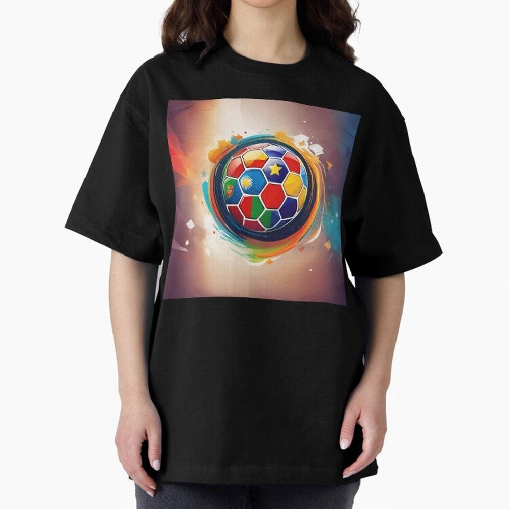 soccer 1 Oversized T-Shirt Make Game Day About Match Day Hype around FIFA World Cup 2026, Mbappe and Neymar, France, Football Passion, Legendary Performances, Festival Vibes and Supporter Community; Created for Match Day Parties, Soccer Gifts, Fan