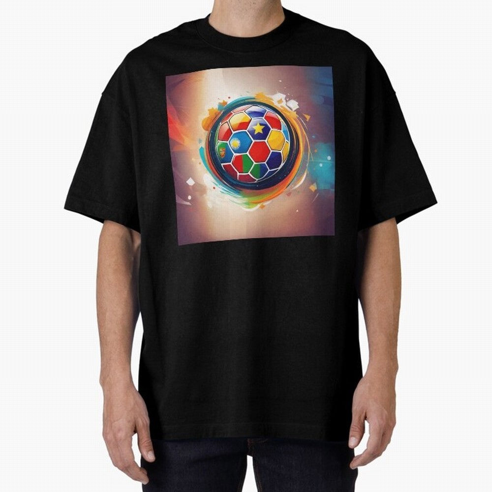 soccer 1 Oversized T-Shirt Make Game Day About Match Day Hype around FIFA World Cup 2026, Mbappe and Neymar, France, Football Passion, Legendary Performances, Festival Vibes and Supporter Community; Created for Match Day Parties, Soccer Gifts, Fan